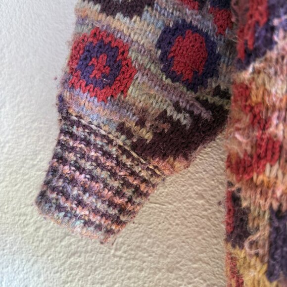 Free People 💋 Home On The Range Cardi \\ Size XS // Colorful oversize knit - Picture 12 of 14